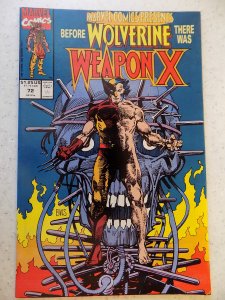 MARVEL COMICS PRESENTS # 72 1ST WEAPON X WOLVERINE GREAT BOOK