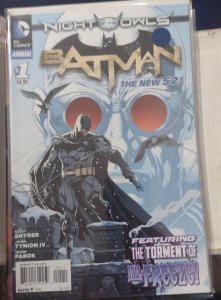 BATMAN  annual # 1 2012 DC new 52 SNYDER/ CAPULLO  mr freeze origin night  owls