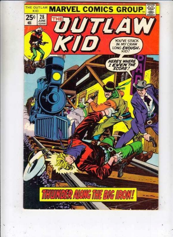 Outlaw Kid #28 (Jun-75) VG/FN+ Mid-Grade Outlaw Kid