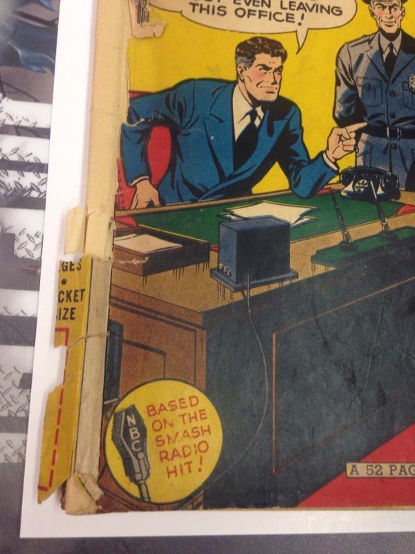 Mr. DIstrict Attorney #7 Poor Condition (details in description) Golden Age DC C