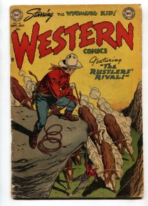 WESTERN #41--1953--DC--WYOMING KID--NIGHT HAWK--comic book