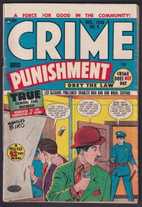 Crime and Punishment #9 5.0 VG/FN Lev Gleason Comic - Dec 1948