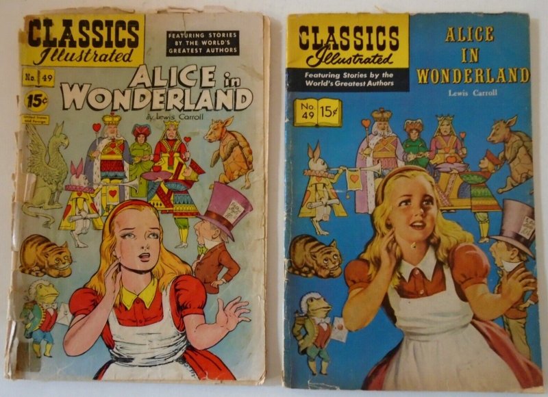 *Classics Illustrated #'s41, 42 (2A), 47, & 49's (Original & PCR) 5 books total!