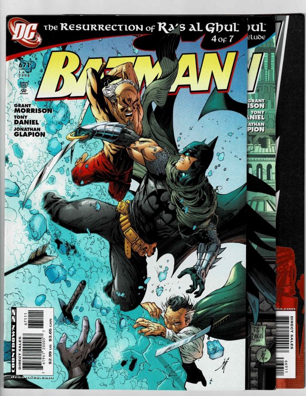 Batman #671, 670, & 669 (2007) Fat Mouse calls this a TRI-BUY! Catchy. Read Desc