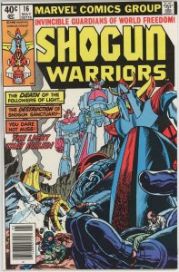Shogun Warriors #16 (1979) - 8.5 VF+ *Death of Innocence* 