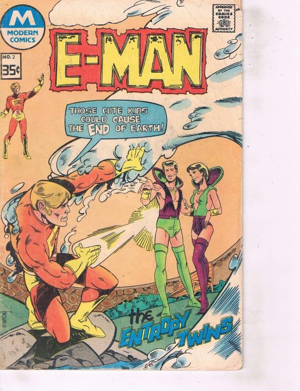 Lot Of 2 Comic Books Espers #1 and E-Man #2 ON7