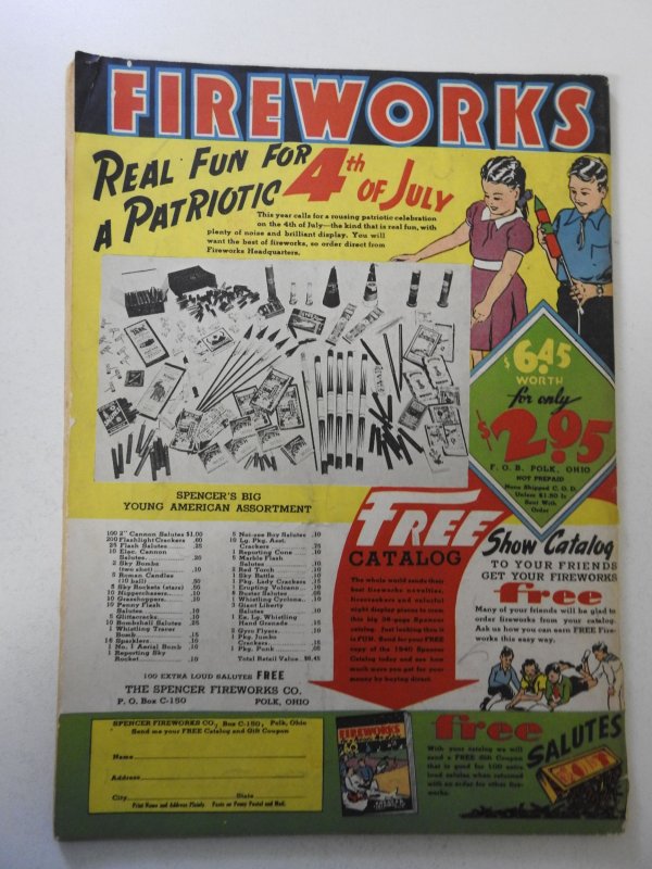 Magic Comics #11 (1940) FR/GD Condition 3 in cumulative spine split