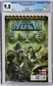 TOTALLY AWESOME HULK #22 CGC 9.8 (Marvel 2017) 1st App WEAPON H! 2nd Print