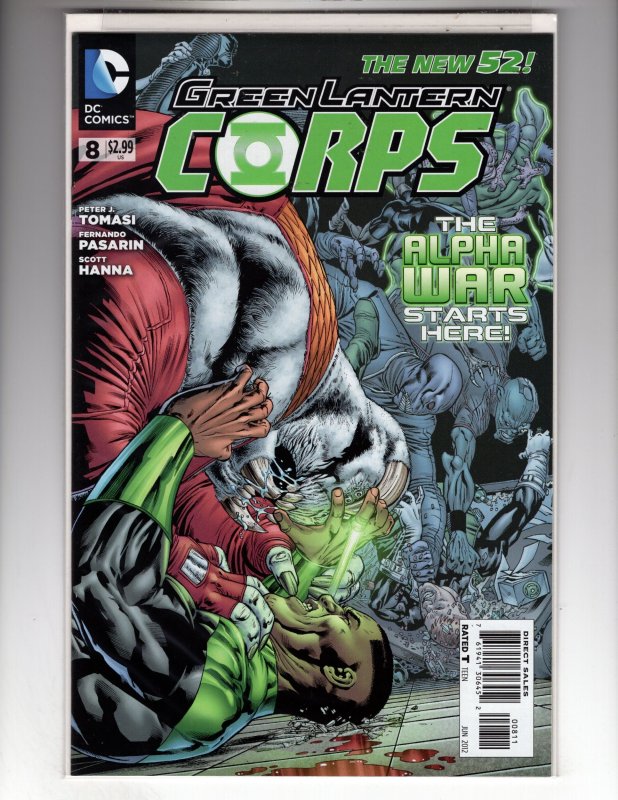 Green Lantern Corps #8 (2012) / SB#2