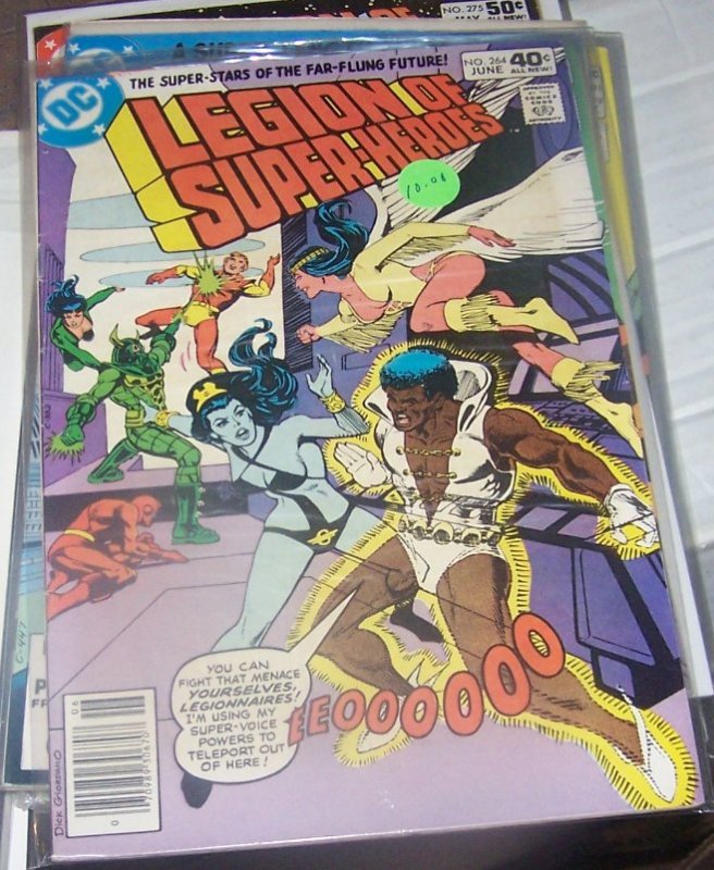 LEGION OF SUPER HEROES # 264 DC  1980 dagon sunboy shadowlass superboy 