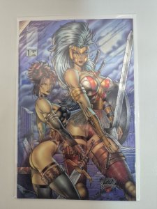 Avengelyne #1 - 2 Chromium Variants  (Maximum Press May 1995) Near Mint