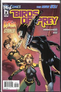 Birds of Prey #2 (2011) Black Canary