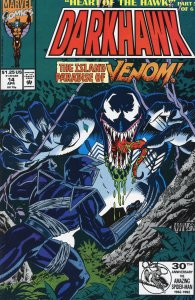 Darkhawk #14 (1992) VF/NM 9.0 Comic Book Venom Cover