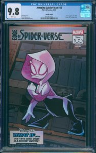 Amazing Spider-Man 32 CGC 9.8 Disney 100 Edge of Spider-Verse 2 2014 Homage 2023