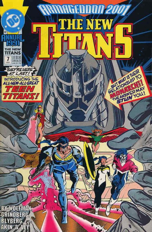 New Titans, The Annual #7 VF/NM; DC | save on shipping - details inside