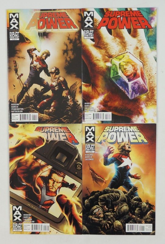 Supreme Power Vol 2 #1-4 VF/NM complete series MAX - Squadron ; Marvel