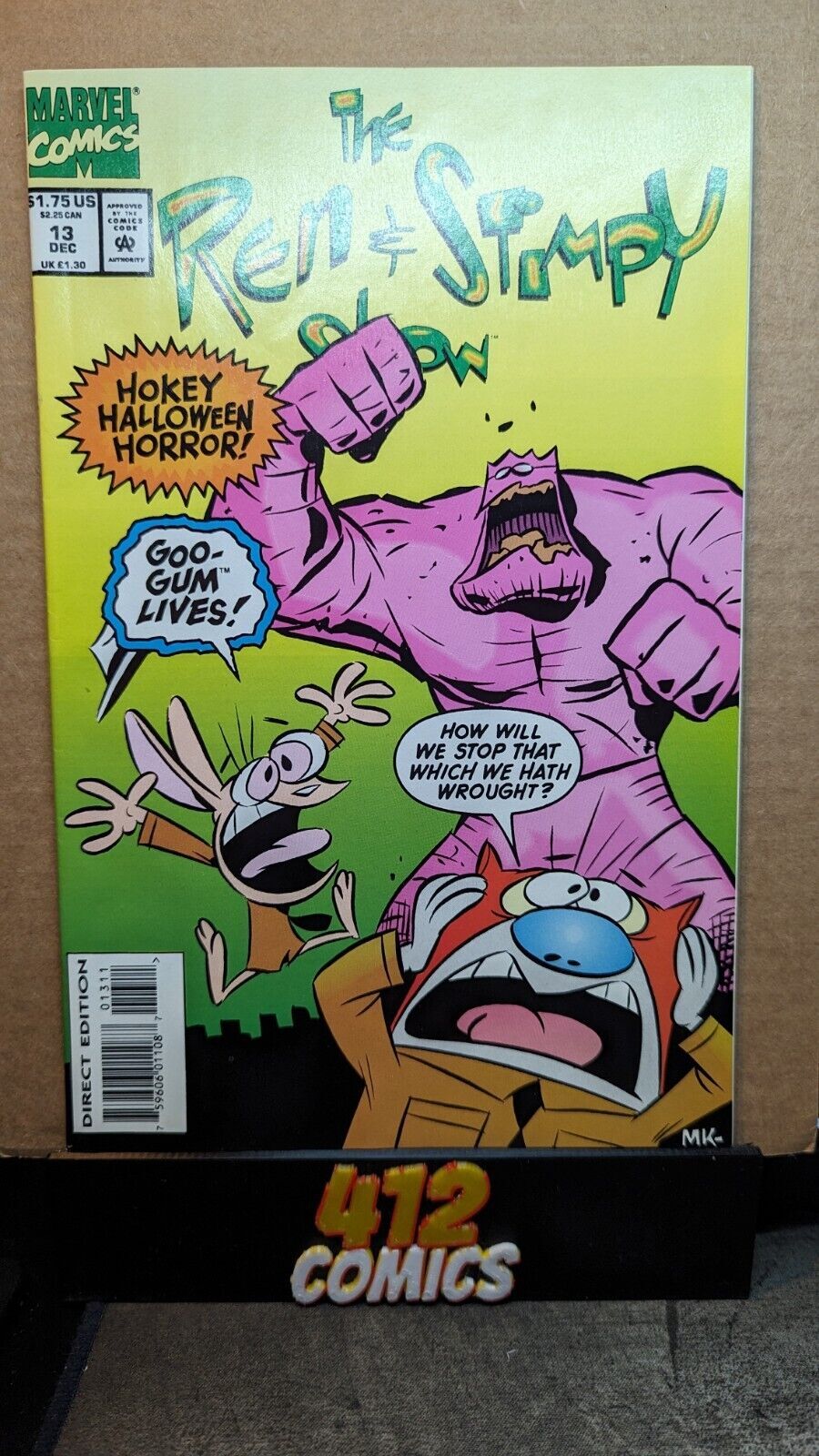 The Ren & Stimpy Show 13 Marvel 1993 Combine Ship Comic Books