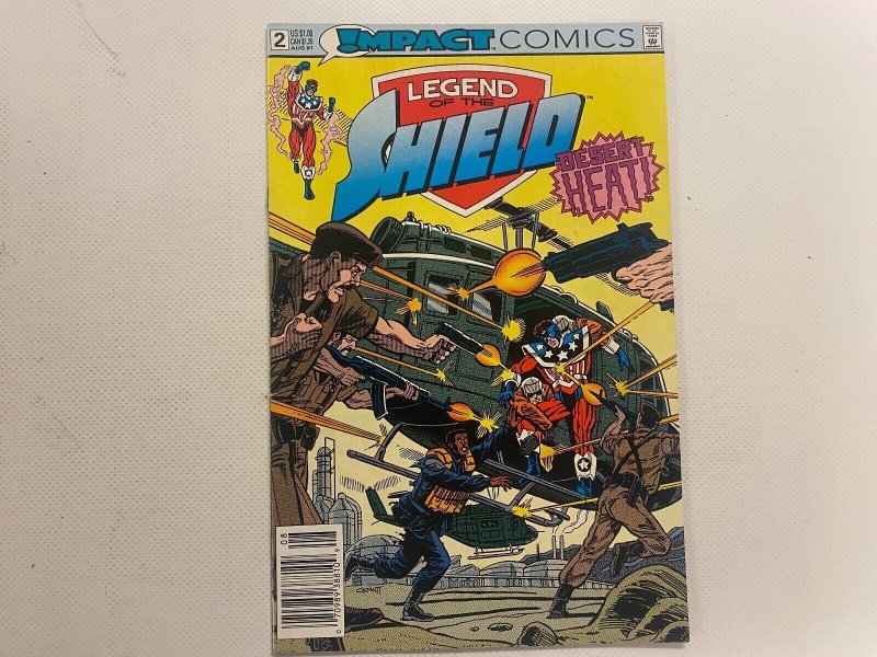 3 Impact Comics The Fly #2 The Comet #1 Legend of the Shield #2 96 KM1