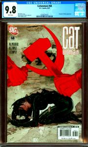 Catwoman #68 CGC Graded 9.8 Hammer & Sickle App.