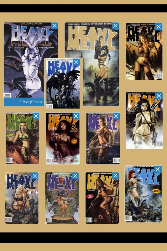 Heavy Metal Special LOT of 12 Magazines dated between 1996 to 2008