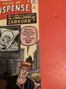 Tales of Suspense #35 (1962) 1st watcher prototype mid grade