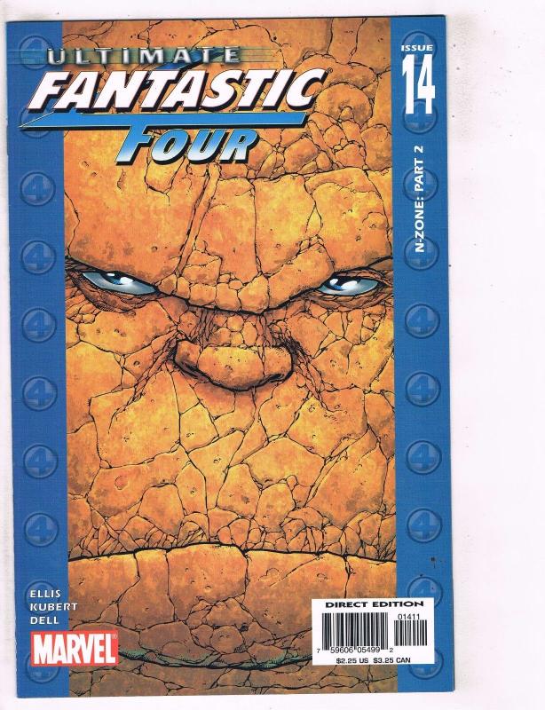 Lot of 5 Ultimate Fantastic Four Marvel Comic Books #13 14 15 16 17 BH28 