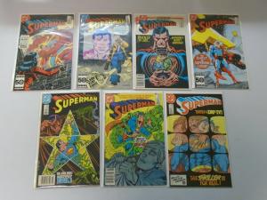 Superman comic lot from #350-421 48 different issues (1980-86) avg 7.0 