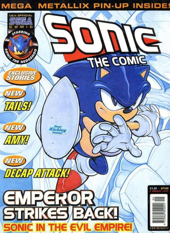 Sonic the Comic #174A FN; Fleetway Quality | Hedgehog with space spinner  bonus 