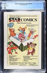 Marvel Super Heroes Secret Wars #12 1985 CGC 9.8 White Pages 013