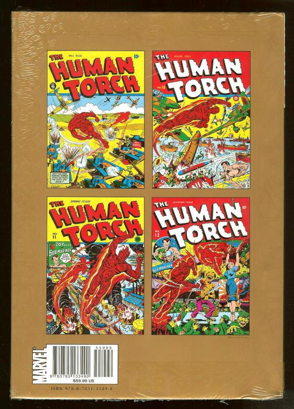 Human Torch Vol. 3 Golden Age   Marvel Masterworks  Hardcover Factory Sealed