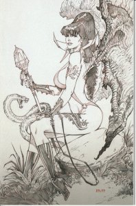 Vampirella Volume 5 #22 Cover Q FOC 7 Copy B&W Dynamite Entertainment NM