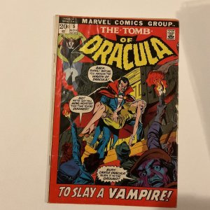 Tomb Of Dracula 5 Very Good+ Vg+ 4.5 Marvel 1970