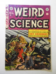 Weird Science #17 (1953) VG+ Condition 1/2 in spine split