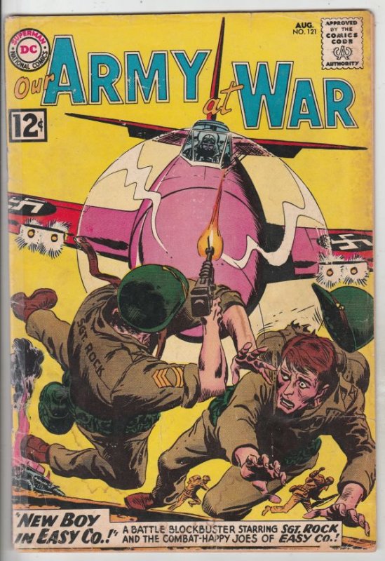 Our Army at War #121 (Aug-62) GD/VG Affordable-Grade Sgt. Rock and Easy Company