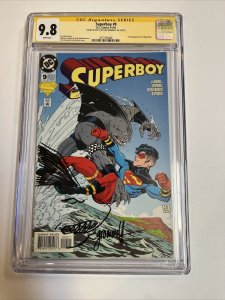 Superboy (1994) # 9 (CGC 9.8 SS WP) 1st App King Shark | Signed Sketch Grummett