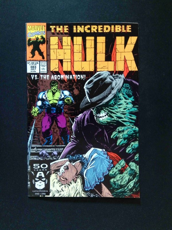 Incredible Hulk  #383  MARVEL Comics 1991 VF