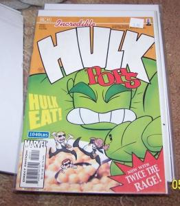 Incredible Hulk  # 41 2002, Marvel)  hulk pops...now with twice the rage  cerial