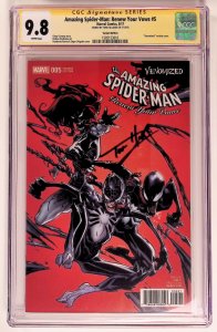 Amazing Spider-Man: Renew Your Vows #5(2017) CGC 9.8 Var., signed Tom Holland!!
