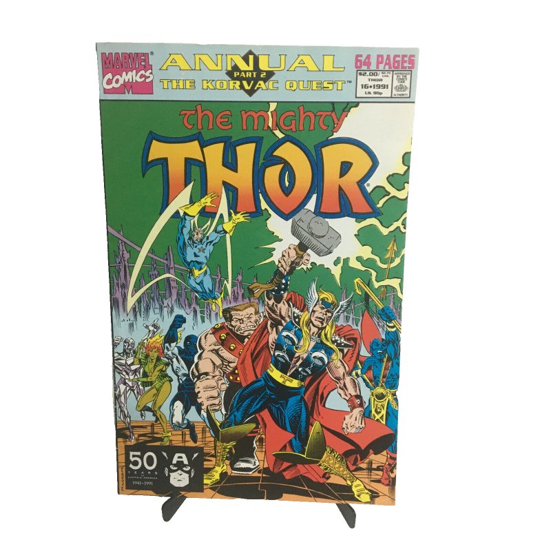 Mighty Thor Annual #16 The Korvac Quest Guardians of the Galaxy 1991 Copper Age