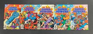 Super Powers Lot (1984) (1985) (1986) Three Complete Sets 15 VF- (7.5) Books
