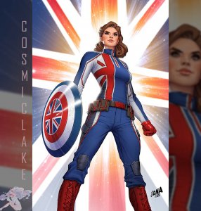 CAPTAIN CARTER #1 ~ DAVID NAKAYAMA VIRGIN VARIANT ~ 1ST APP MCU PREORDER 3.9 NM☪