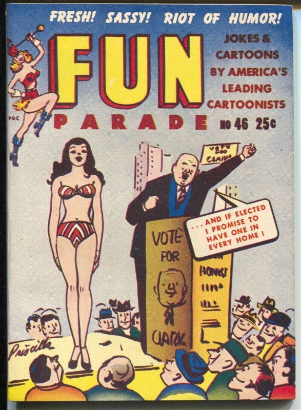 Fun Parade #46-Summer 1950-Priscilla-swimsuit-Snoopy-gags-cartoons-NM