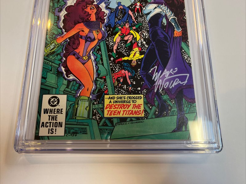 New Teen Titans (1982) # 23 (CGC 9.6 WP) | 1st App Vigilante | Signed Wolfman