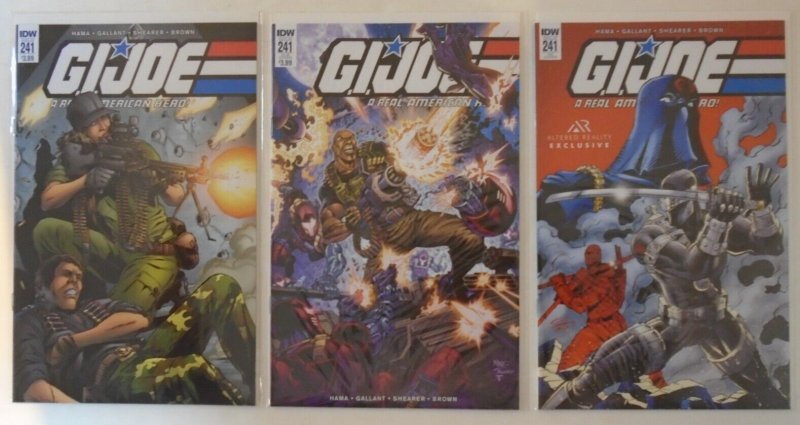 *GI Joe: A Real American Hero (2010, IDW) #241-245 All 12 Covers!