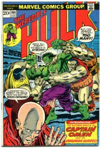 HULK #164, FN, Bruce Banner, Omen, ArmBuster, 1968, Incredible, more in store