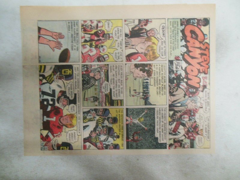 (35) Steve Canyon Sundays by Milton Caniff 1972 All Tabloids = 11 x 15 Inches