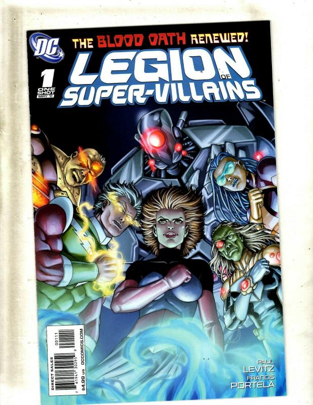 12 Comics Legion of Supervillains 1 Superheroes 1 2 3 10 11 12 13 14 15 16+ GK27 