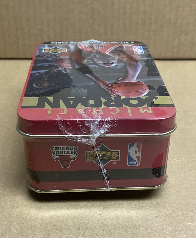 1996 Upperdeck Michael Jordan 6-Card Metal Tin Set (Factory sealed Mint)