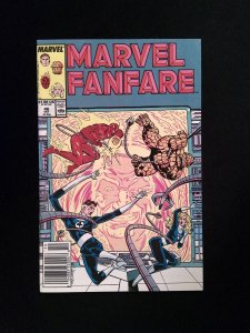 Marvel Fanfare #46  Marvel Comics 1989 VF+ Newsstand