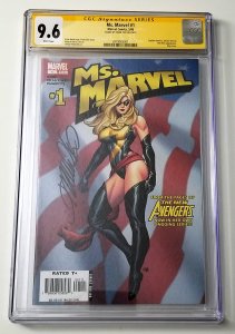 Ms. Marvel #1 (2006) CGC 9.6 Signed Frank Cho SS FREE SHIPPING